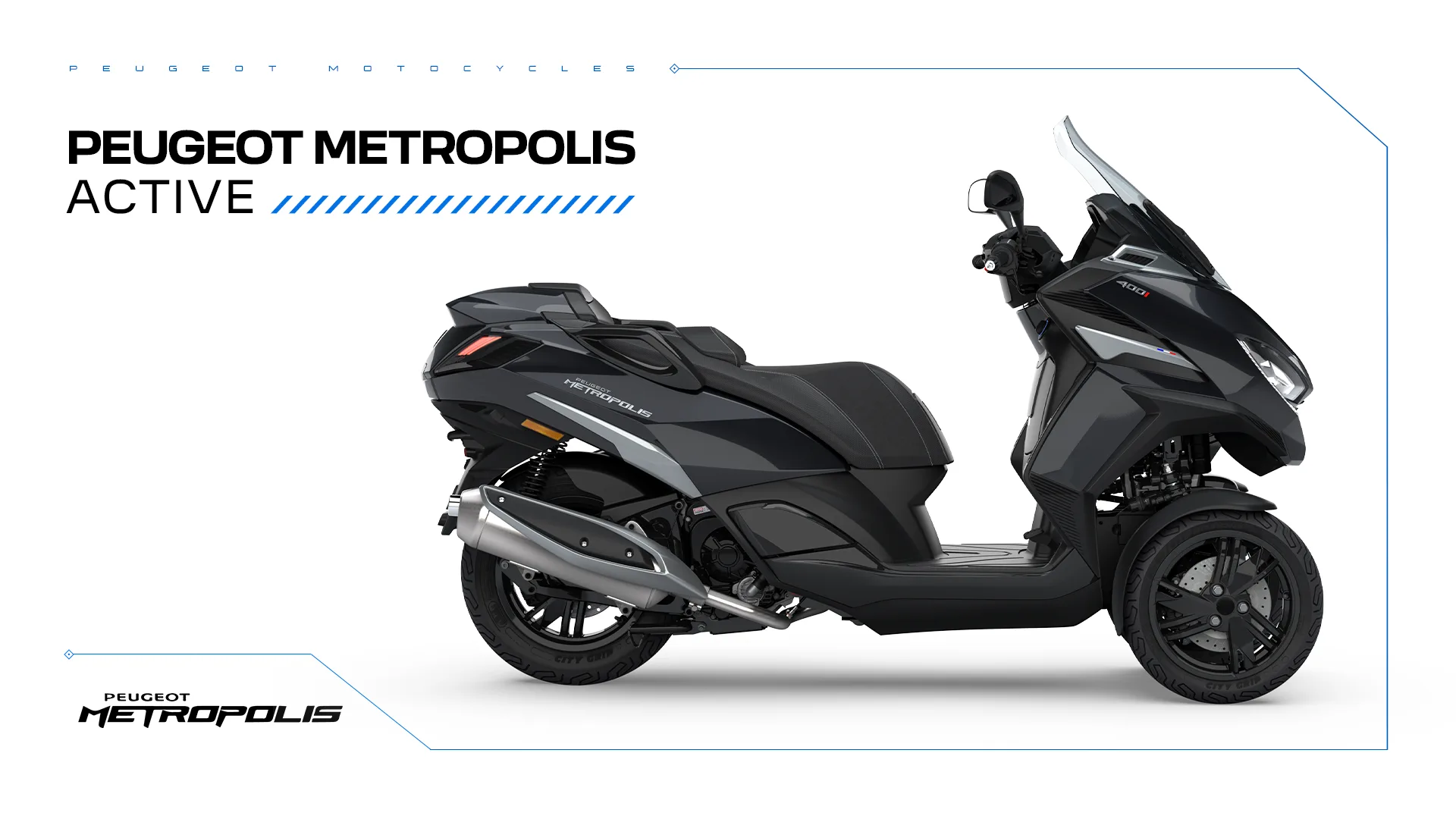 DER 3-RAD-ROLLER VON PEUGEOT MOTOCYCLES.
