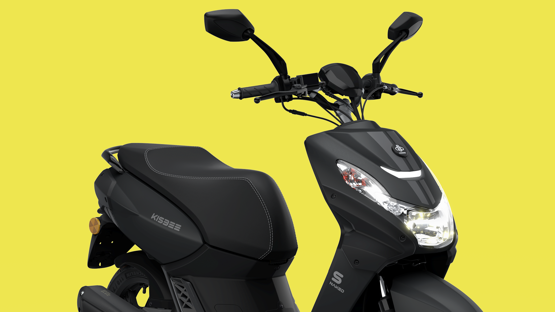 Découvrez aussi la version KISBEE S Naked 50cc 12’’