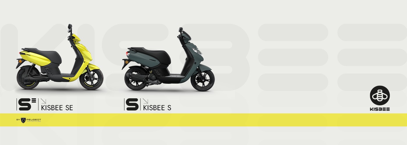 KISBEE, LA NOUVELLE MARQUE DE PEUGEOT MOTOCYCLES GROUPE, S'AGRANDIT ET ARRIVE EN CONCESSION !