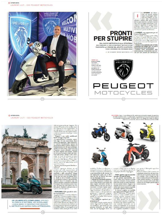 PRONTI PER STUPIRE – Intervista al CEO di Peugeot Motocycles Groupe