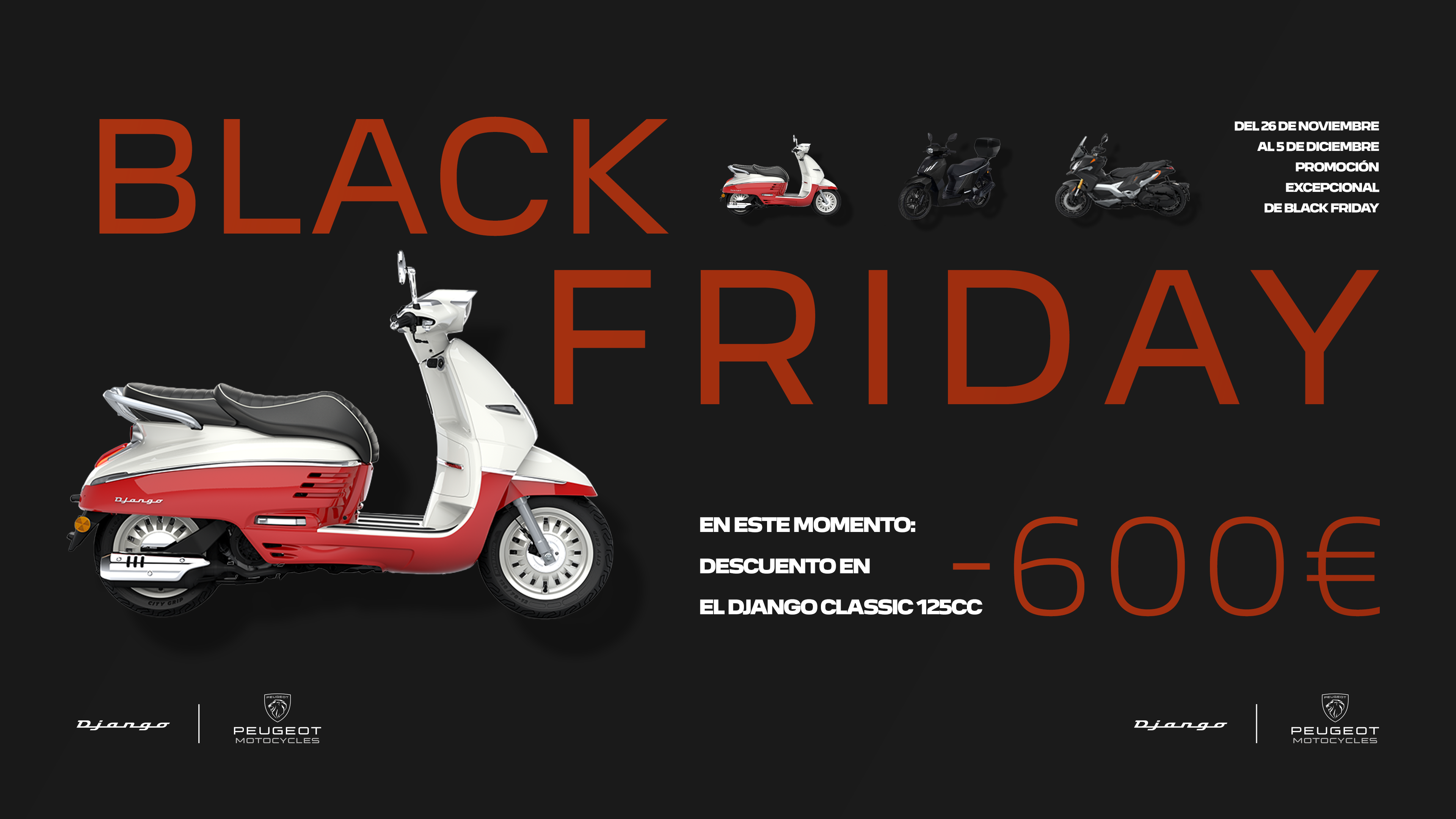 Transforma tus trayectos con DJANGO y disfruta el Black Friday