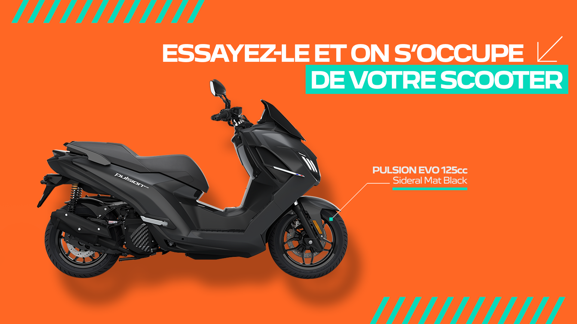 Découvrez le nouveau Pulsion EVO 125cc