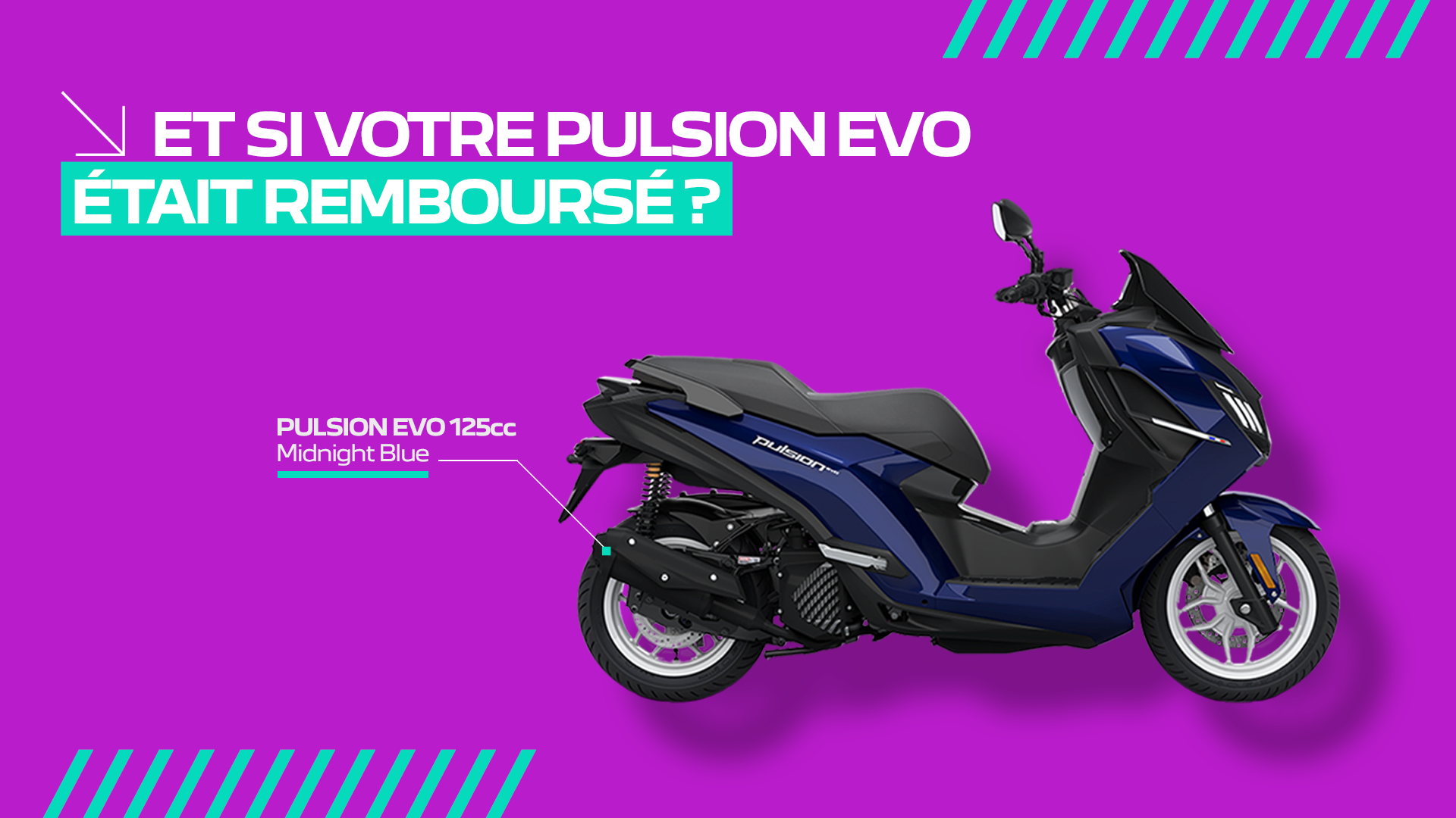 PARTICIPEZ AU GRAND JEU CONCOURS PULSION EVO 125 cc
